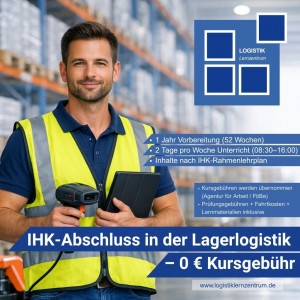Fachkraft für Lagerlogistik mit IHK-Abschluss - B...